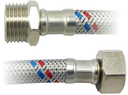 Nerezová opletená flexi hadička  Š x M